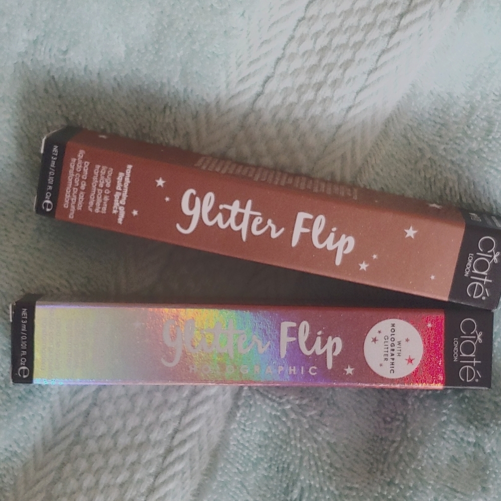 NIB Ciaté Glitter flip duo